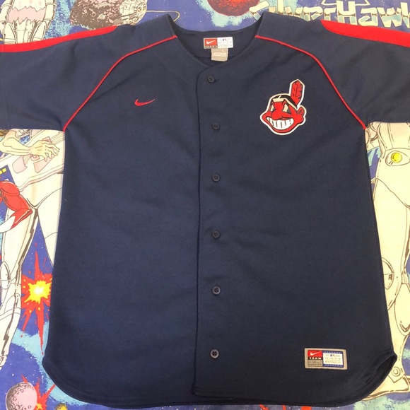 Nike Other - Cleveland Indians Nike Embroidered Jersey